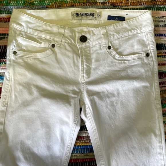 Americanino Cream LA Skinny Butt Lifting Pants-#1826 - Picture 7 of 13